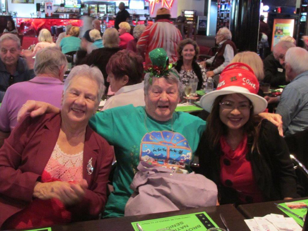 Members enjoying Christmas in July at the Caloundra RSL. Members enjoying Christmas in July at the Caloundra RSL.